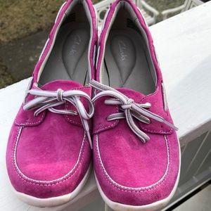 clarks womens deck shoes